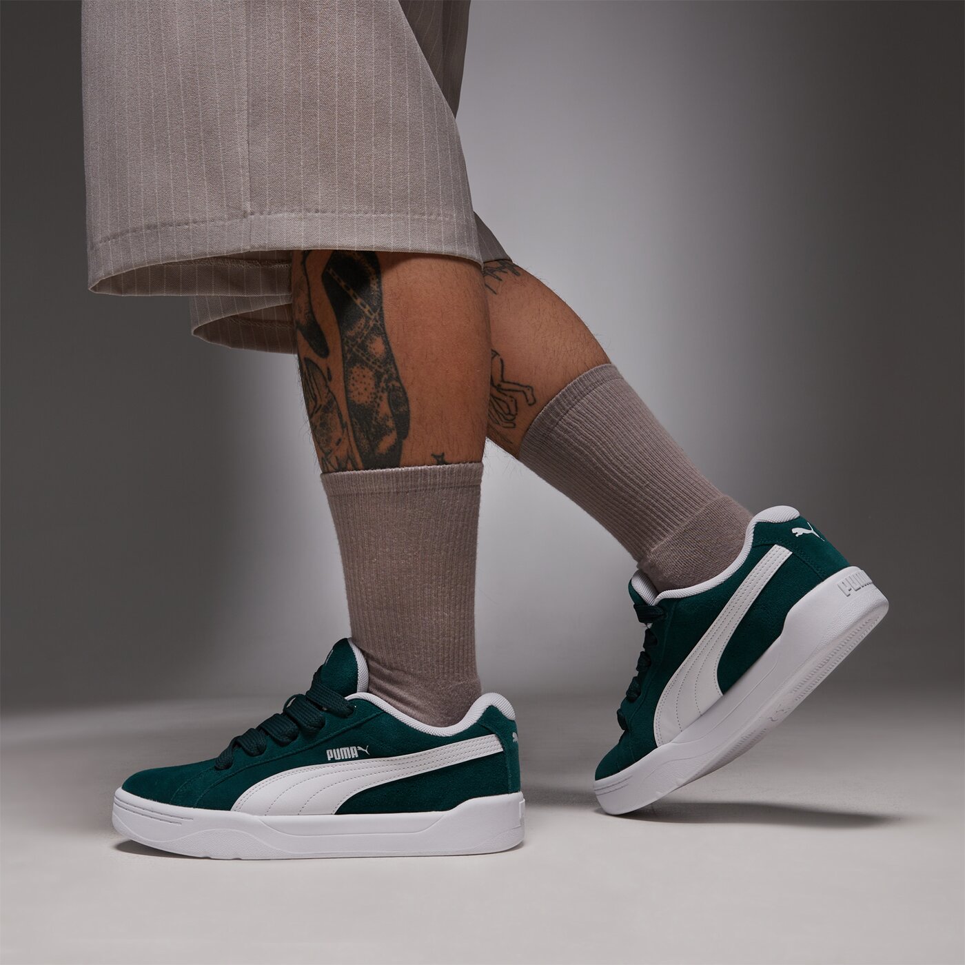 Мъжки маратонки PUMA PARK LIFESTYLE EASY SD 40070704 цвят зелен