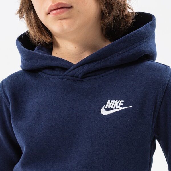 Детски суичър NIKE FRANCHISE OVERHEAD HOODIE JUNIOR BOY bv3757-410 цвят тъмносин