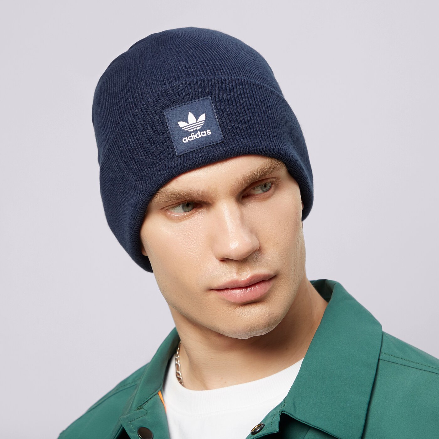 Дамска зимна шапка ADIDAS ШАПКА AC CUFF KNIT il4878 цвят тъмносин