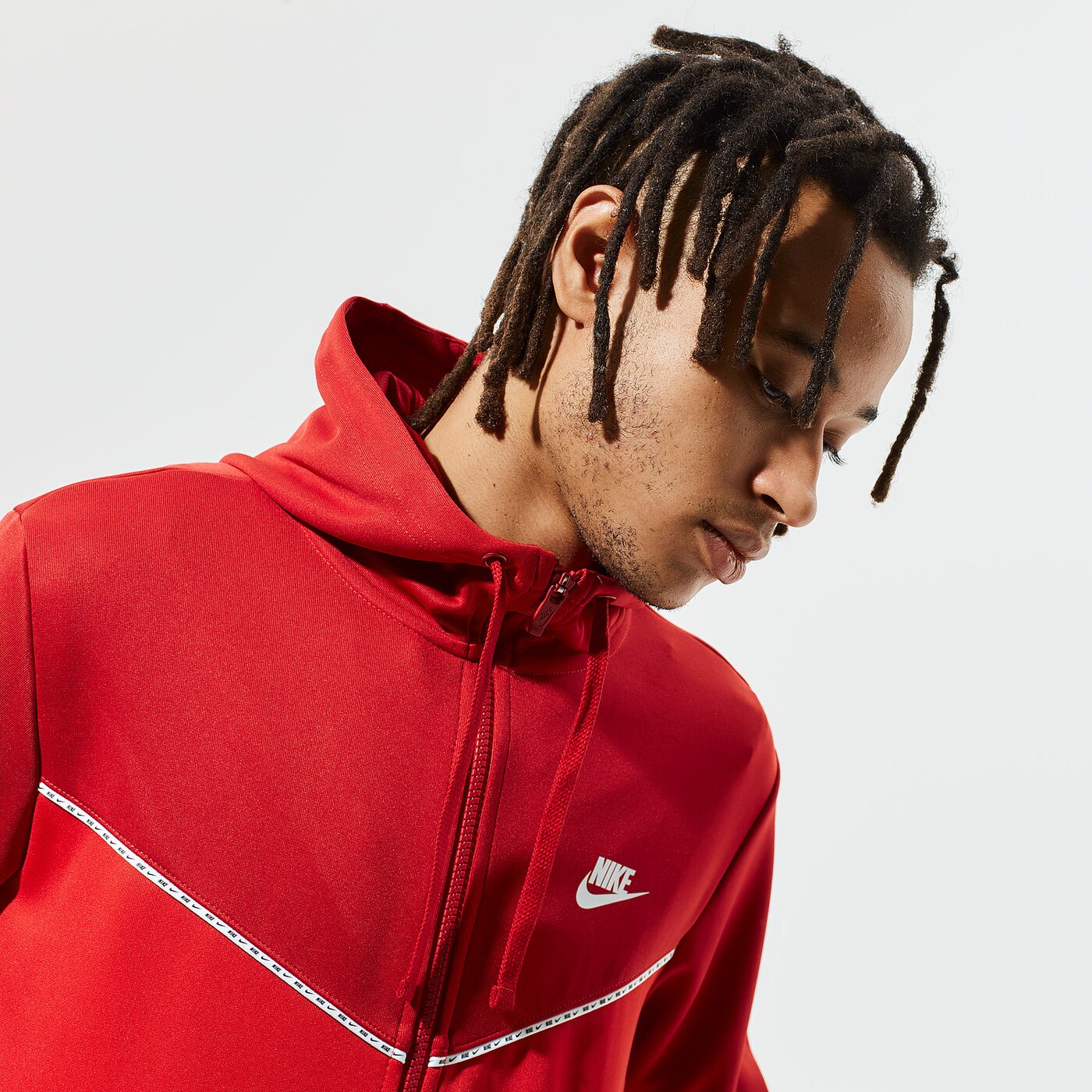 Мъжки суичър NIKE СУИТЧЪР С КАЧУЛКА SPORTSWEAR cz7822-687 цвят червен