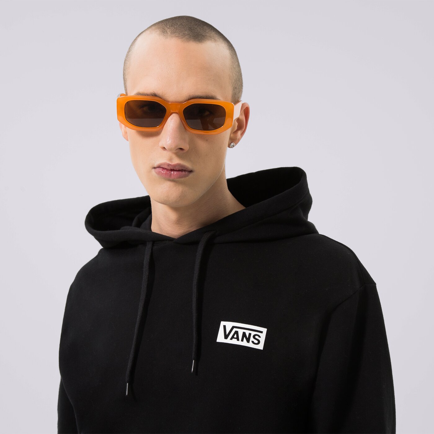 Мъжки суичър VANS СУИТЧЪР FOUNDATION MINI LOGO PO HOODY vn0007fnblk1 цвят черен