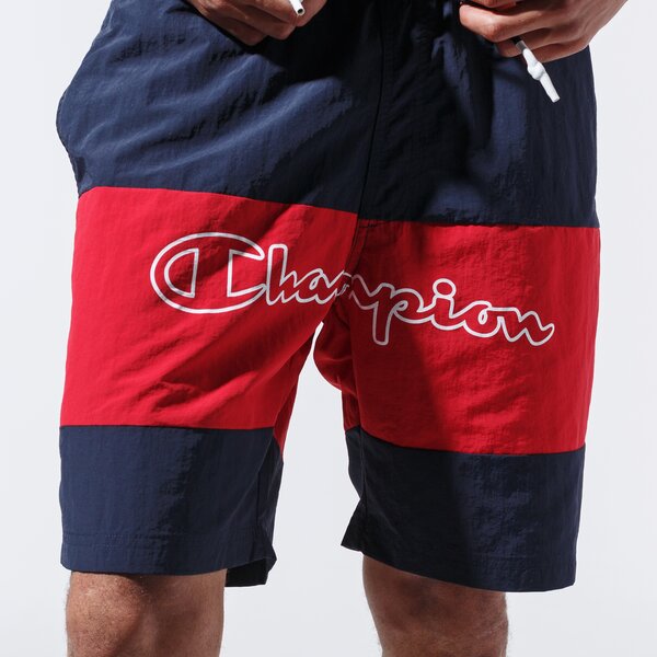 Мъжки къси панталони CHAMPION ШОРТИ LOGO SWIM SHORTS 215499bs501 цвят тъмносин