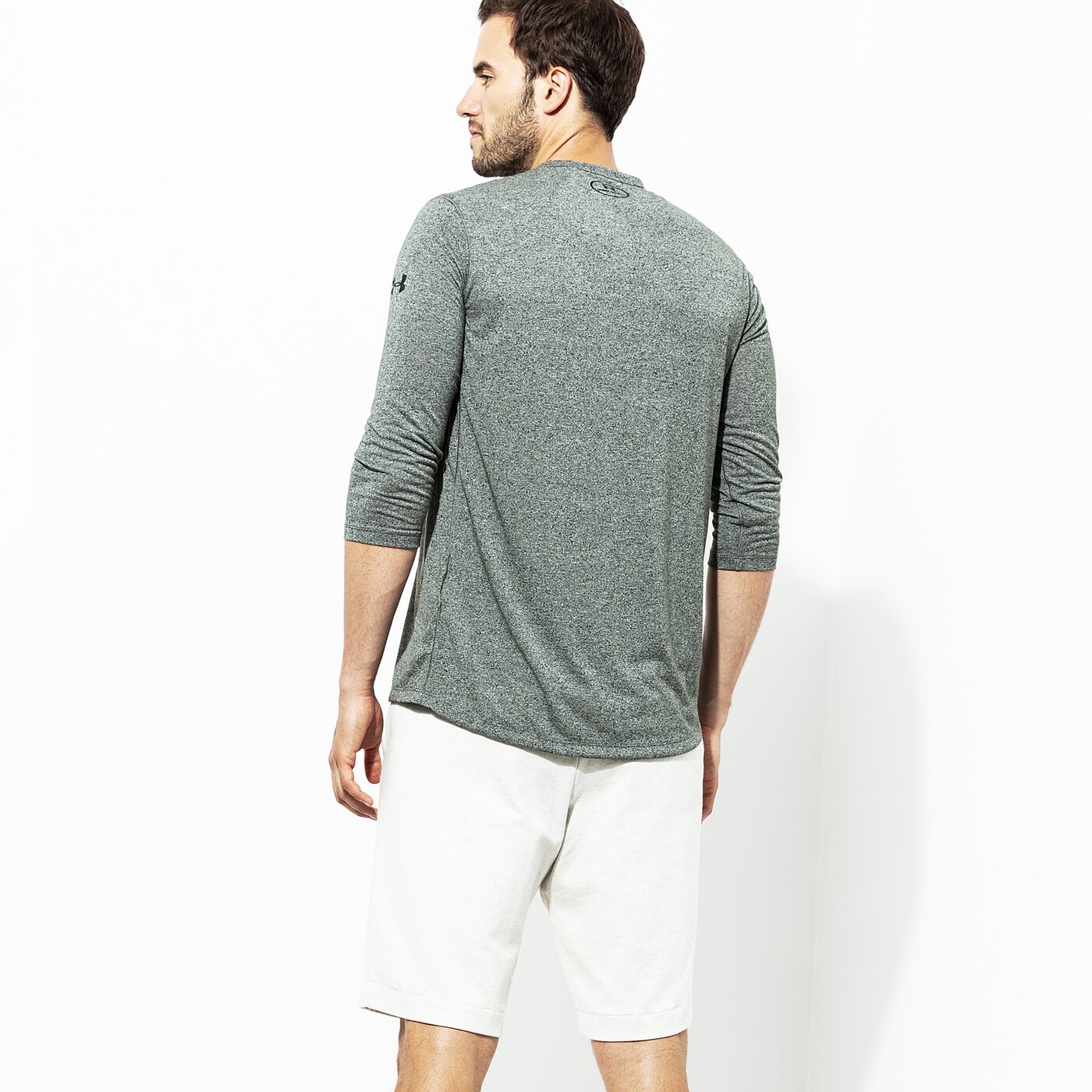 Мъжка тениска UNDER ARMOUR ТЕНИСКА LS THREADBORNE UTILITY T NOV 1316202-357 цвят зелен