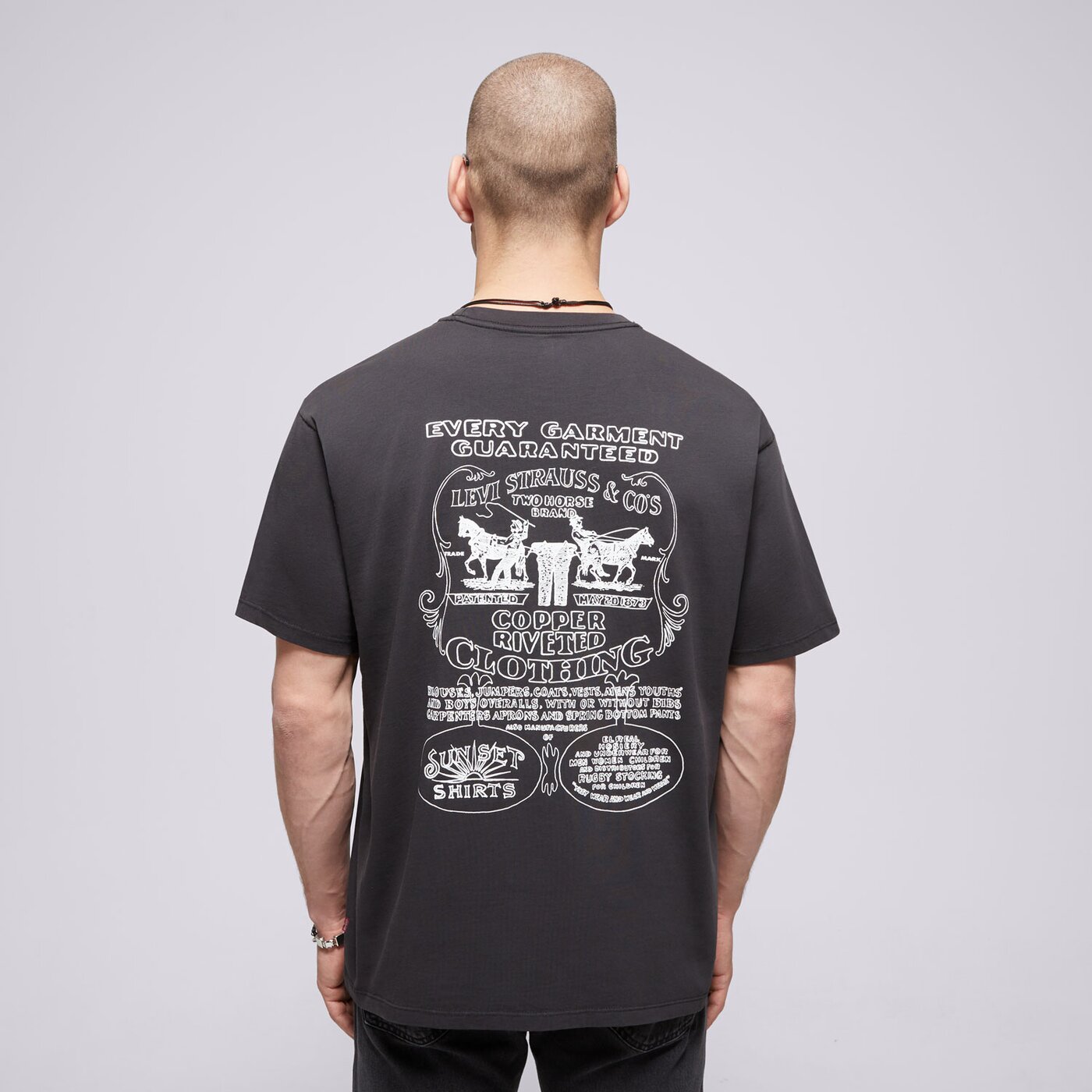 Мъжка тениска LEVI'S ТЕНИСКА VINTAGE FIT GRAPHIC TEE BLACKS 87373-0260 цвят черен