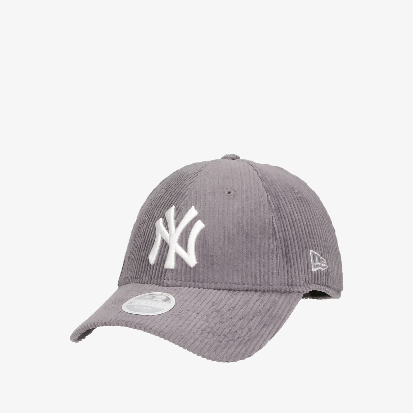 Дамска шапка с козирка NEW ERA ШАПКА WMNS FASHION CORD 940 NYY GRH NEW YORK YANKEES 60222458 цвят сив