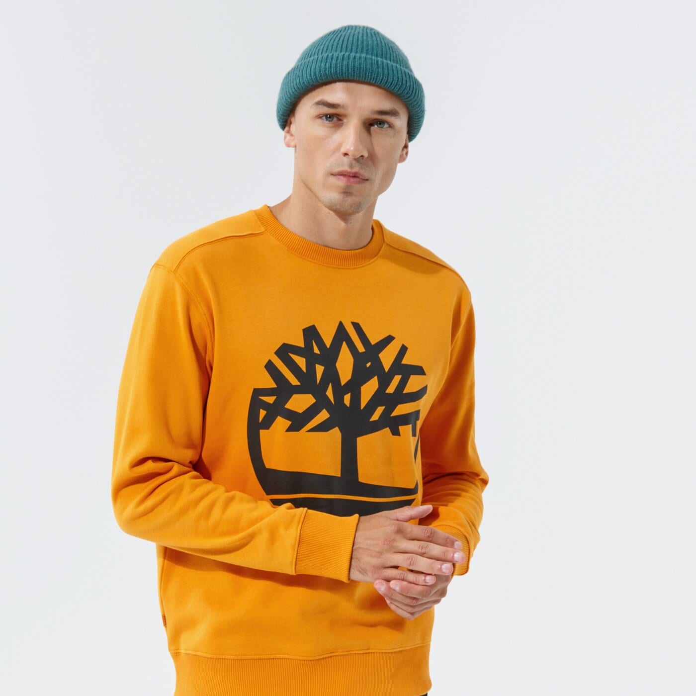 Мъжки суичър TIMBERLAND СУИТЧЪР YC CORE TREE LOGO CREW NECK SWEATSHIRT tb0a2bj8ar81 цвят горчица