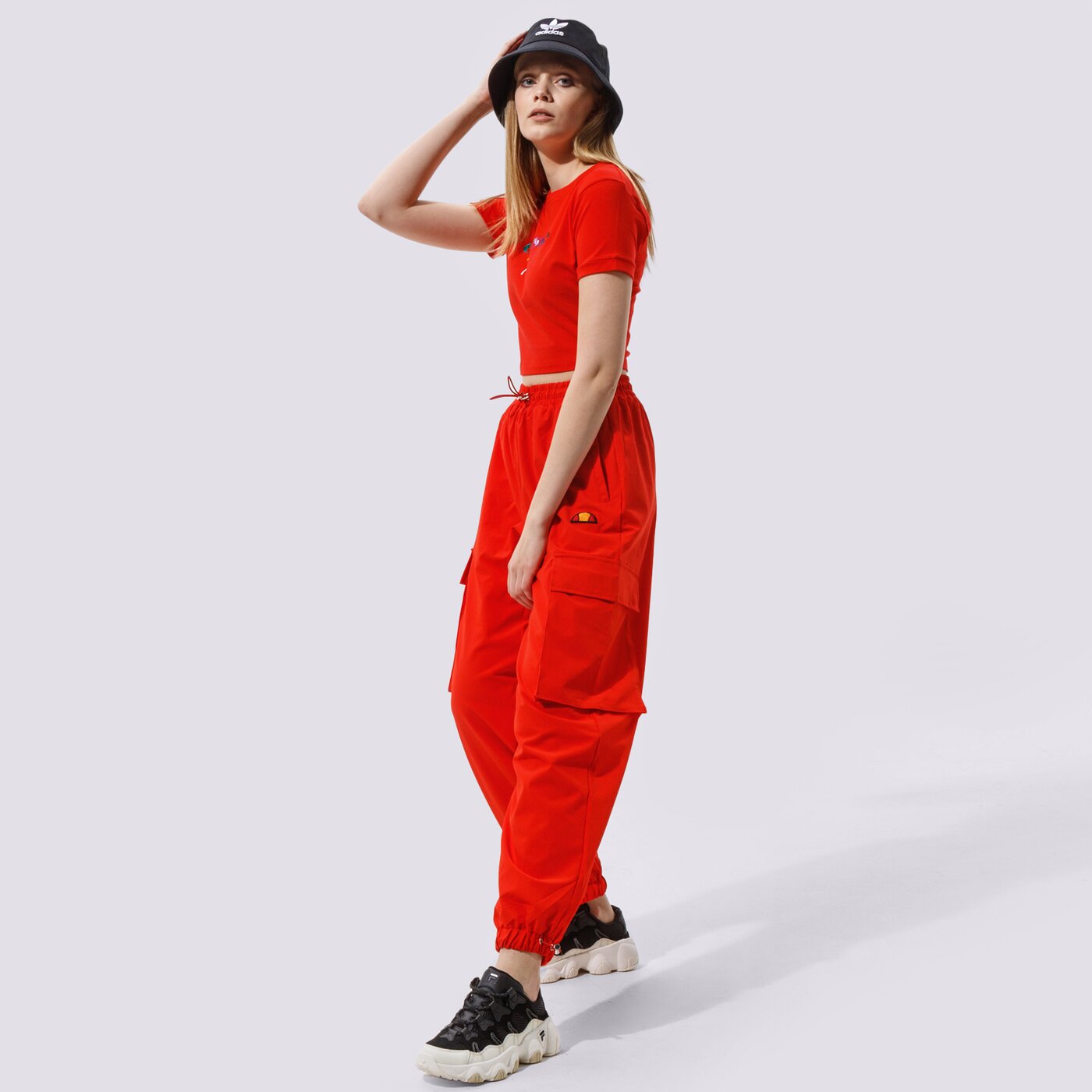 Дамски панталони ELLESSE ПАНТАЛОНИ ROSANA TRACK PANT RED sgi11088823 цвят червен