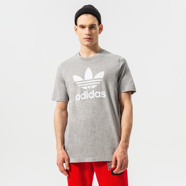 Мъжка тениска ADIDAS ТЕНИСКА TREFOIL ТЕНИСКА h06643 цвят сив