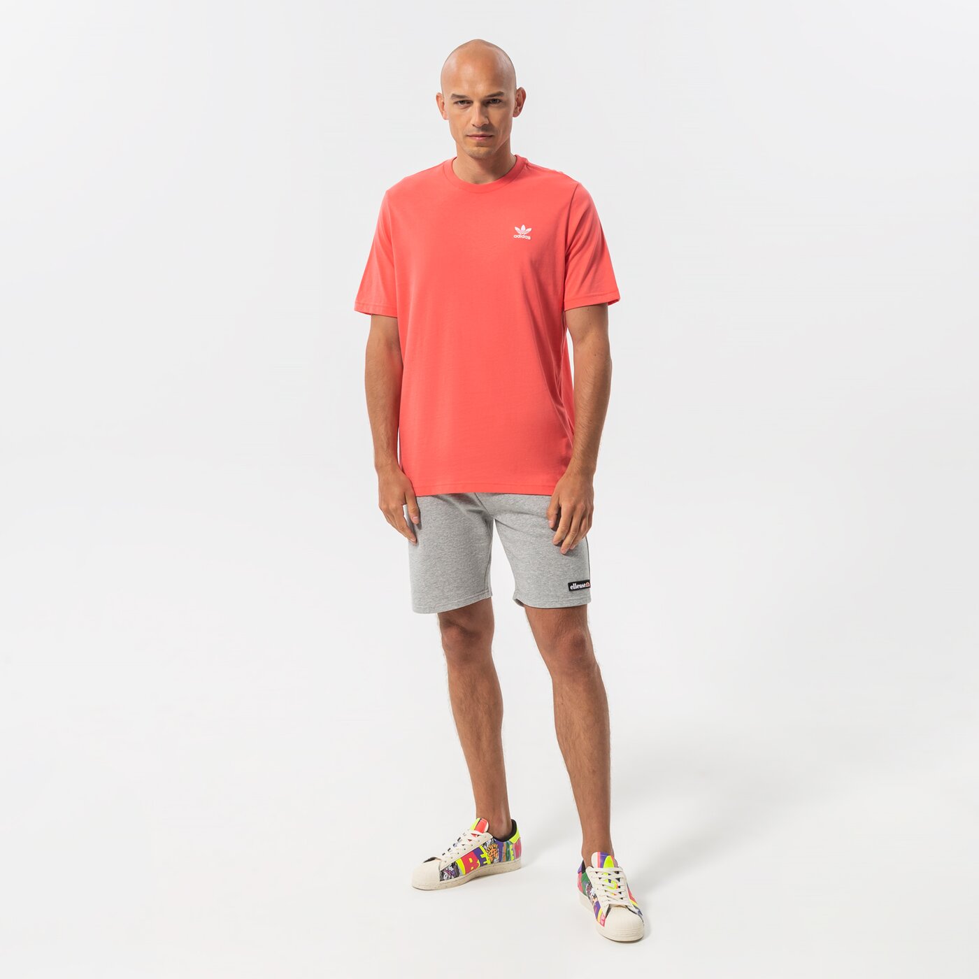 Мъжка тениска ADIDAS ТЕНИСКА ESSENTIAL TEE he9441 цвят розов