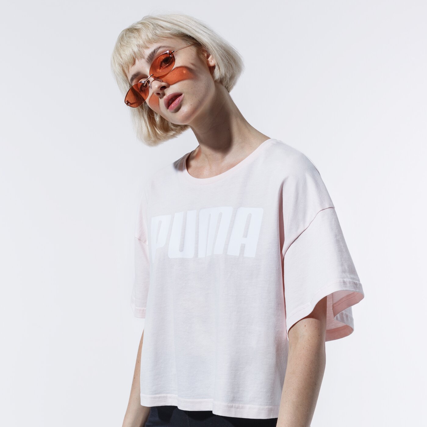 Дамска тениска PUMA ТЕНИСКА REBEL FASHION TEE 58130817 цвят розов