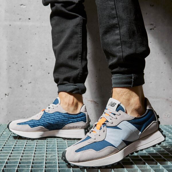Мъжки маратонки NEW BALANCE 327  ms327ia цвят сив