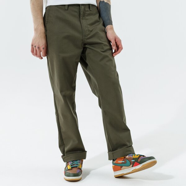 Мъжки панталони VANS ПАНТАЛОНИ AUTHENTIC CHINO LOOSE PANT vn0a5fjbkcz1 цвят каки