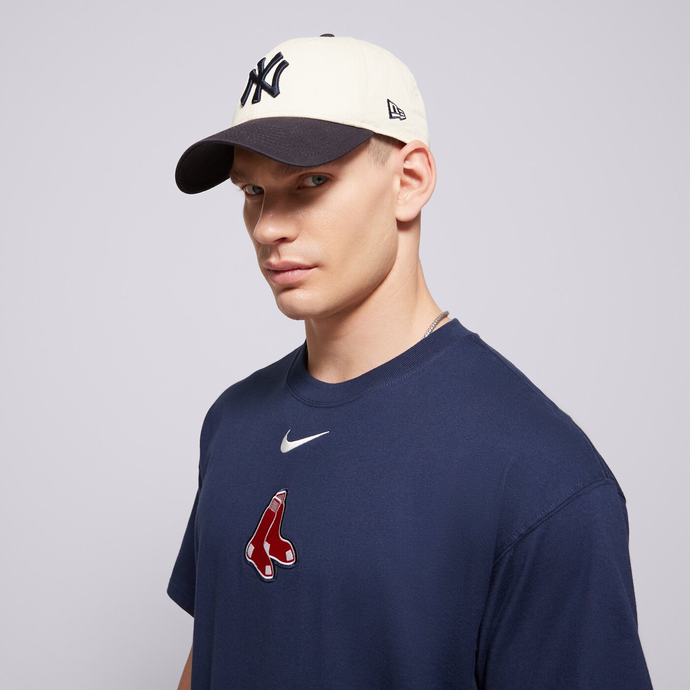 Мъжка тениска NIKE ТЕНИСКА MLB MAX 90 TEE BOSTON RED SOX 01ay-44b-bq-32k цвят тъмносин