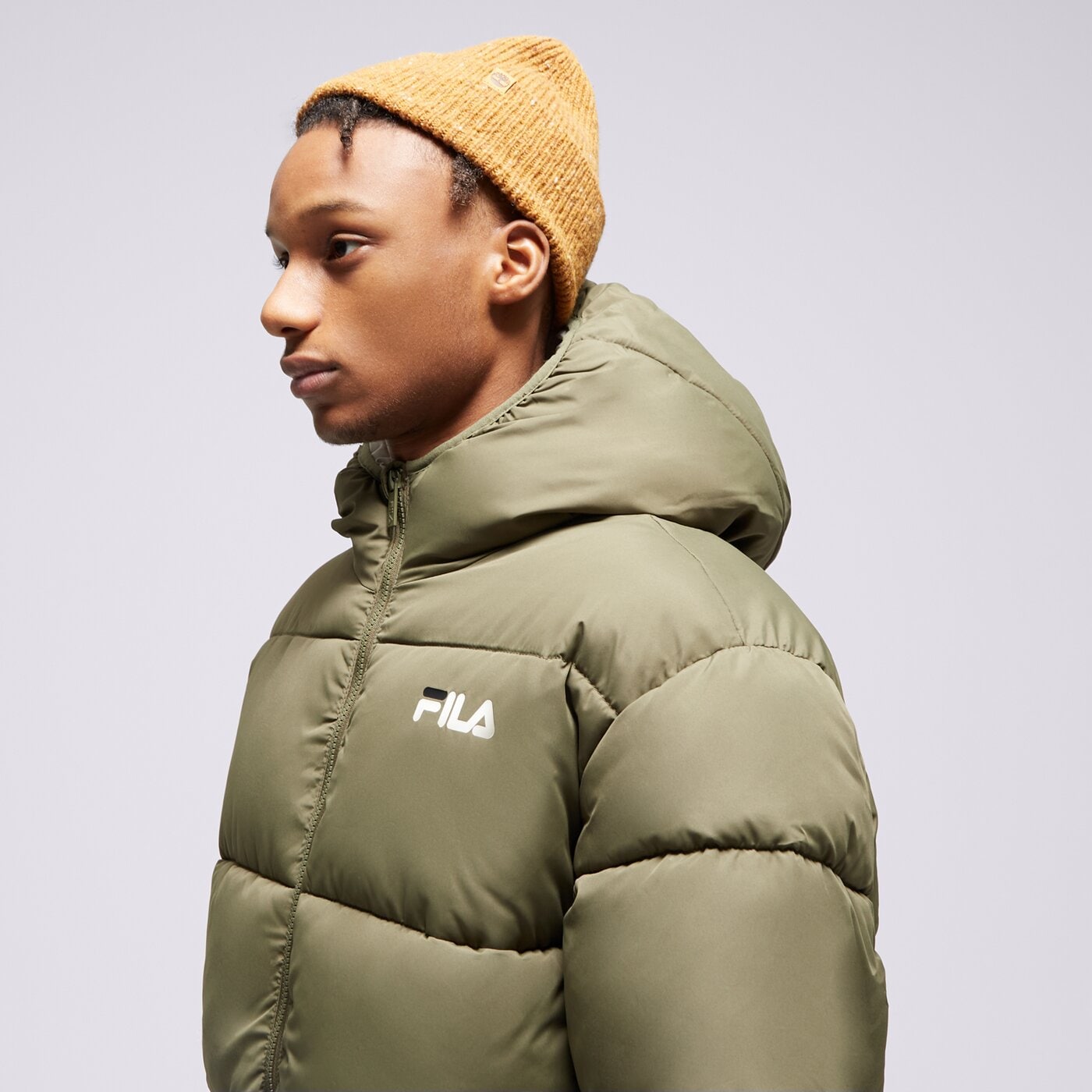 Мъжко зимно яке FILA ЯКЕ ЗИМНО BUGSY  fw23spm200769 цвят каки