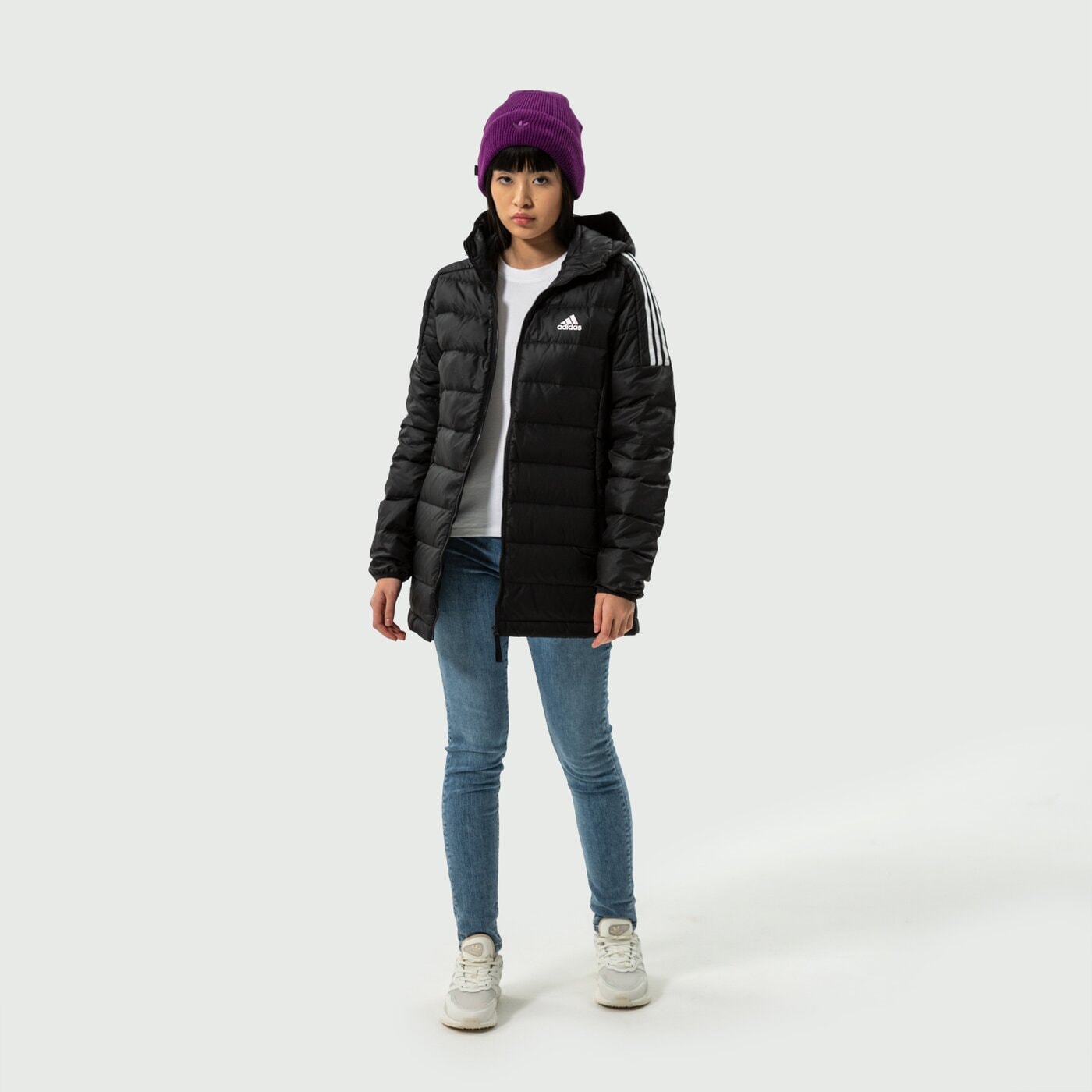 Дамско зимно яке ADIDAS ЯКЕ W ESS DOWN PAR gh4590 цвят черен