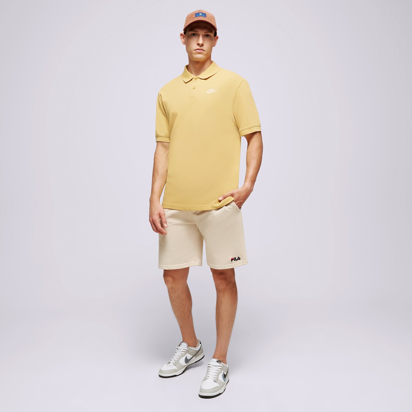 Мъжки къси панталони FILA ШОРТИ YELE ss23spm230513 цвят сив