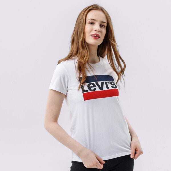 Дамска тениска LEVI'S ТЕНИСКА THE PERFECT TEE 17369-0297 цвят бял