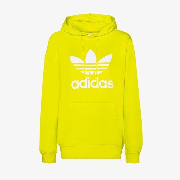 Дамски суичър ADIDAS СУИТЧЪР С КАЧУЛКА TRF HOODIE he6950 цвят жълт