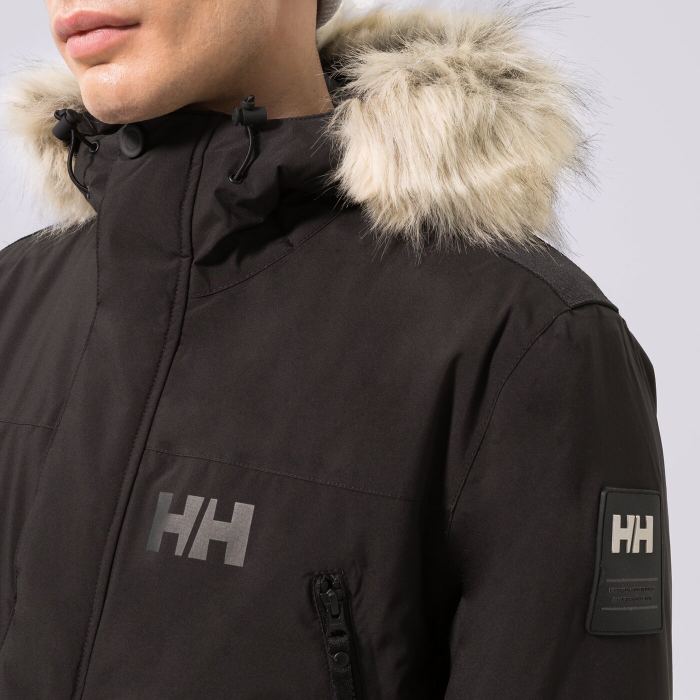 Мъжко зимно яке HELLY HANSEN ЯКЕ ЗИМНО REINE PARKA 53630990 цвят черен