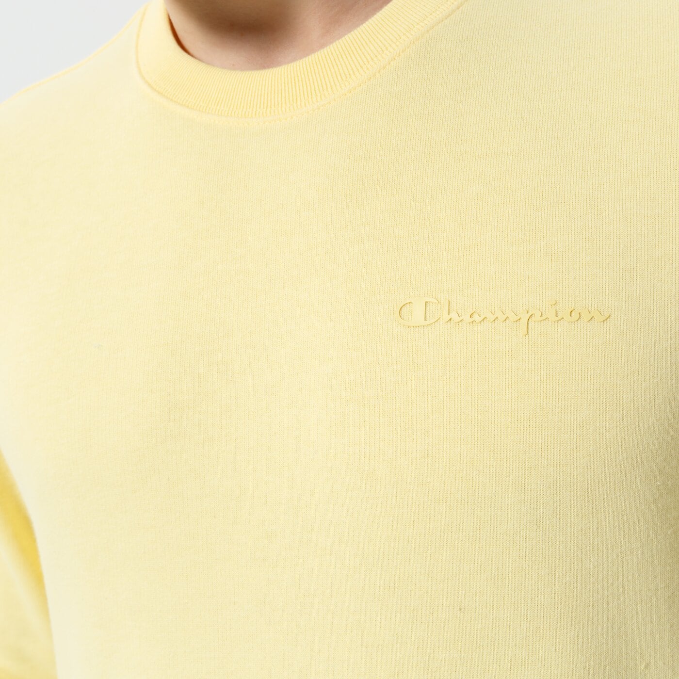 Мъжки суичър CHAMPION СУИТЧЪР CREWNECK SWEATSHIRT 217154ys105 цвят жълт