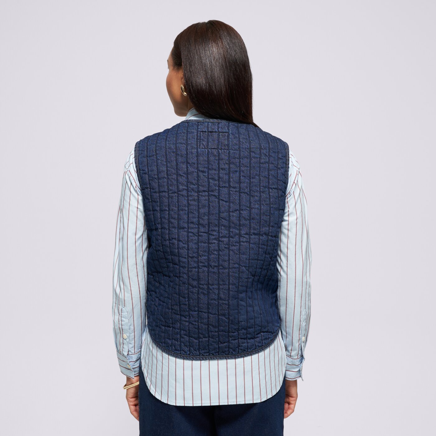  LEVI'S ЕЛЕК LOTTIE LINER VEST DARK INDIGO FLAT FINISH 003g3-0000 цвят тъмносин