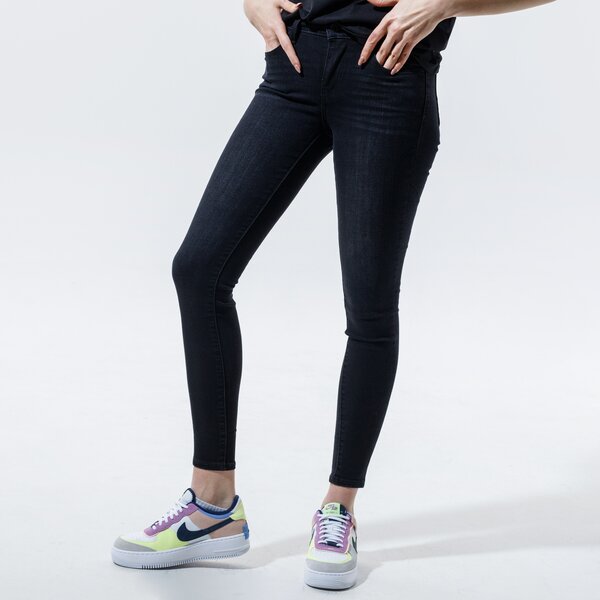 Дамски панталони LEVI'S 710 SUPER SKINNY JEANS  17778-0421 цвят черен