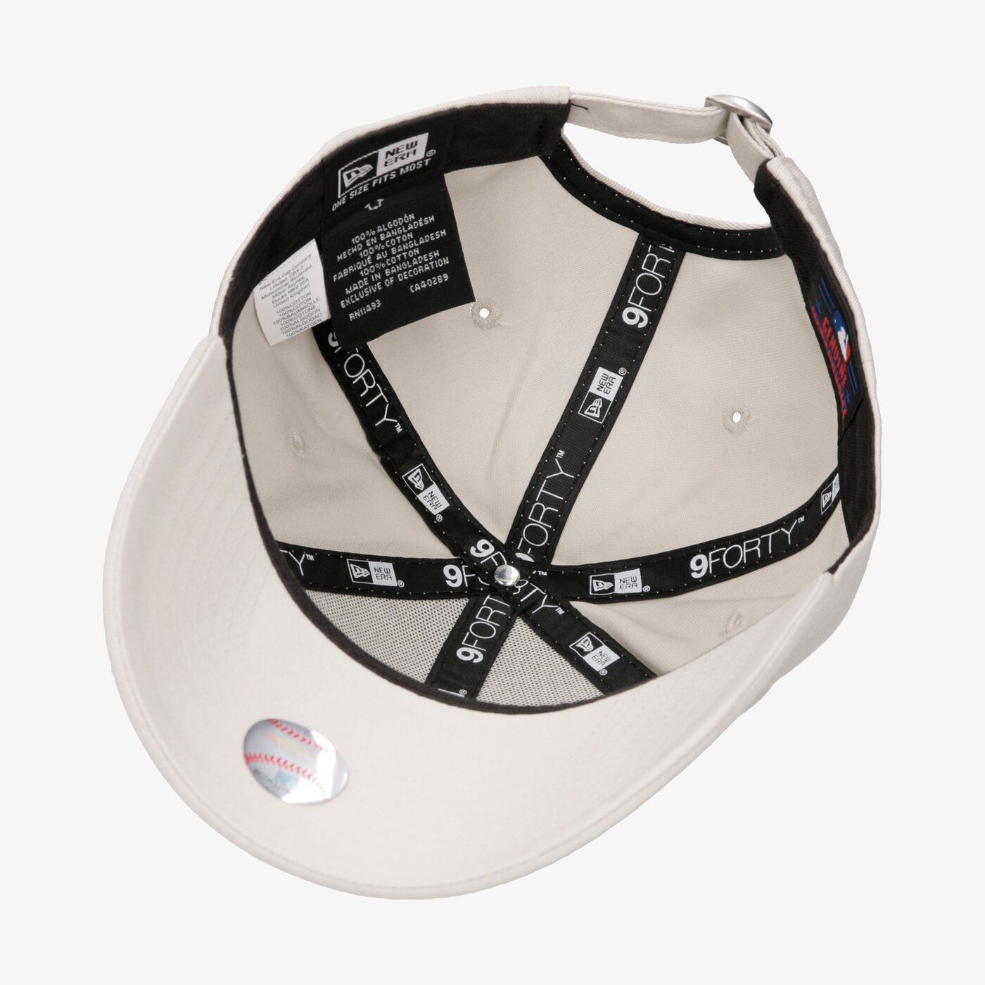 Дамска шапка с козирка NEW ERA ШАПКА LEAGUE ESSENTIAL 940 NEYYAN 11946170 цвят бежов