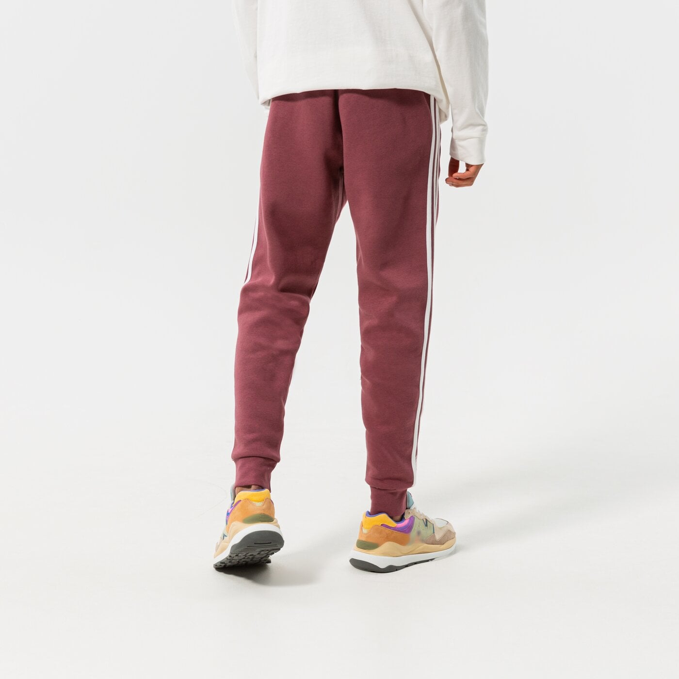 Мъжки панталони ADIDAS ПАНТАЛОНИ 3-STRIPES PANT hf2101 цвят бордо