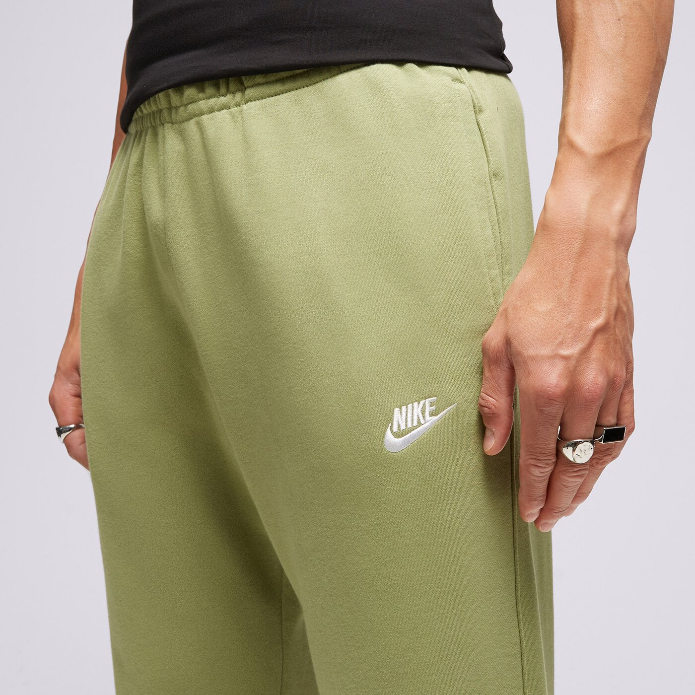 Мъжки панталони NIKE ПАНТАЛОНИ NIKE SPORTSWEAR CLUB bv2679-334 цвят зелен
