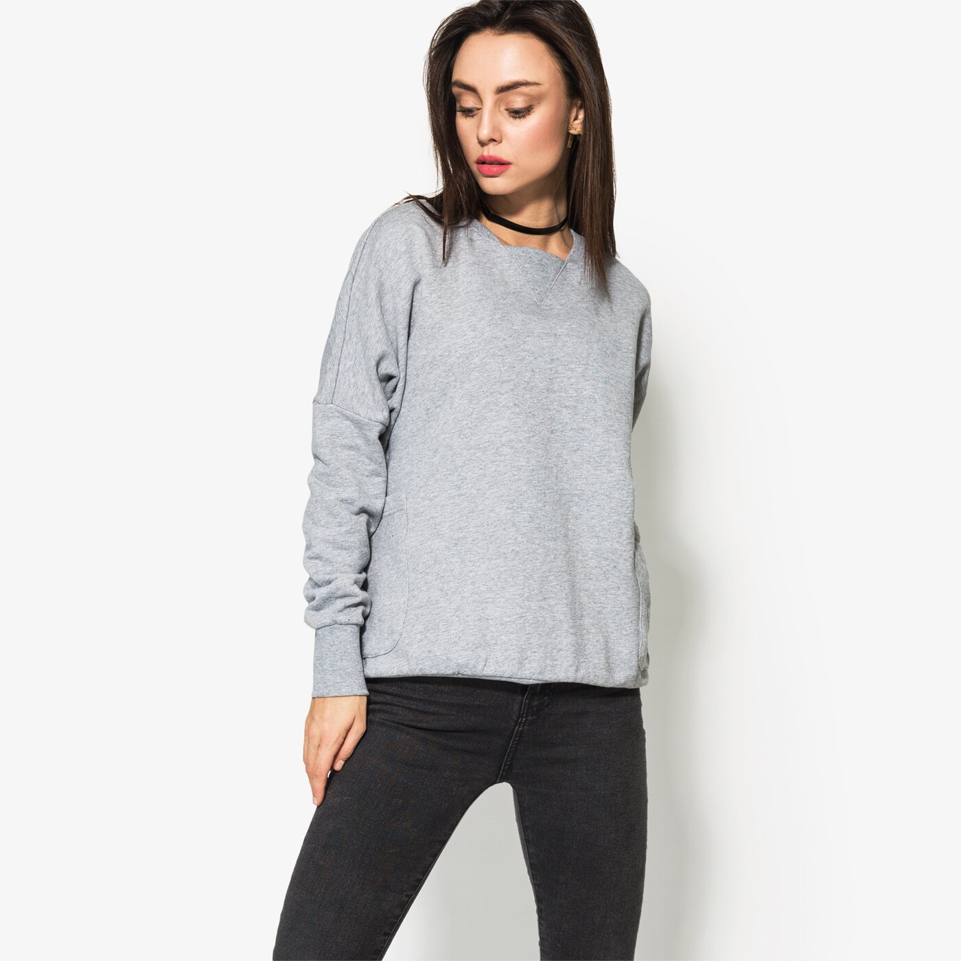 Дамски суичър CONFRONT СУИТЧЪР BRIER cf18bld09002 цвят сив