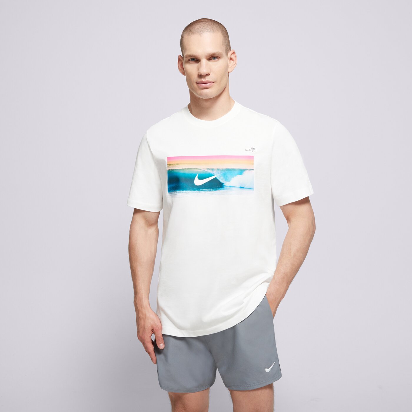 Мъжка тениска NIKE ТЕНИСКА U NSW TEE OC PHOTO 2 hj0760-100 цвят бял