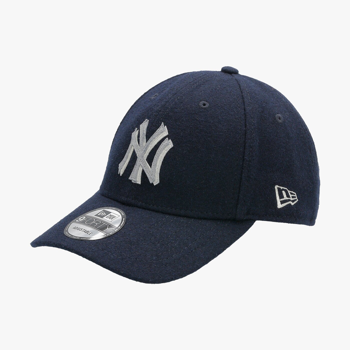 Дамска шапка с козирка NEW ERA ШАПКА WOOL FELT LOGO NY YANKEES NAV 80371400 цвят тъмносин