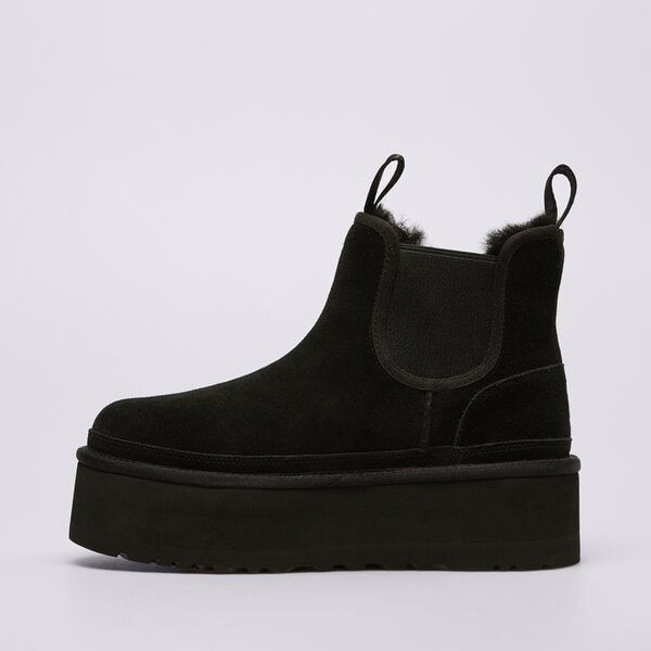 Дамски кежуал UGG NEUMEL PLATFORM CHELSEA 1134526-blk цвят черен