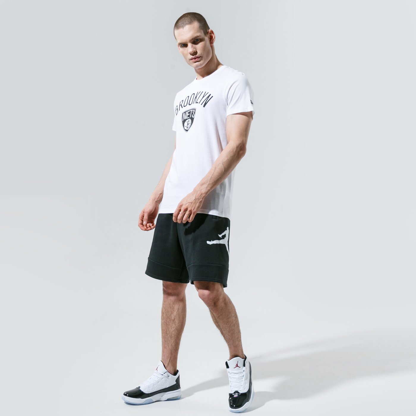 Мъжка тениска NEW ERA ТЕНИСКА SS NBA ТОП 6 BROOKLYN NETS BROOKLYN NETS WHI 11530756 цвят бял