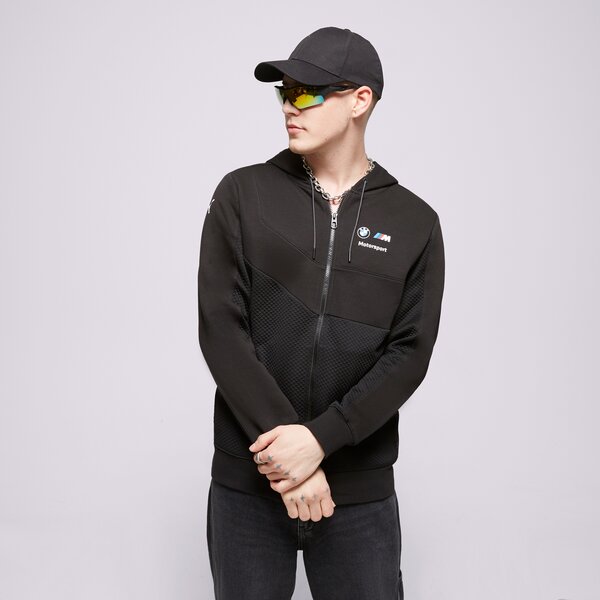 Мъжко преходно яке PUMA ЯКЕ ПРЕХОДЕН BMW MMS HDD SWEAT JACKET 535864-01 цвят черен