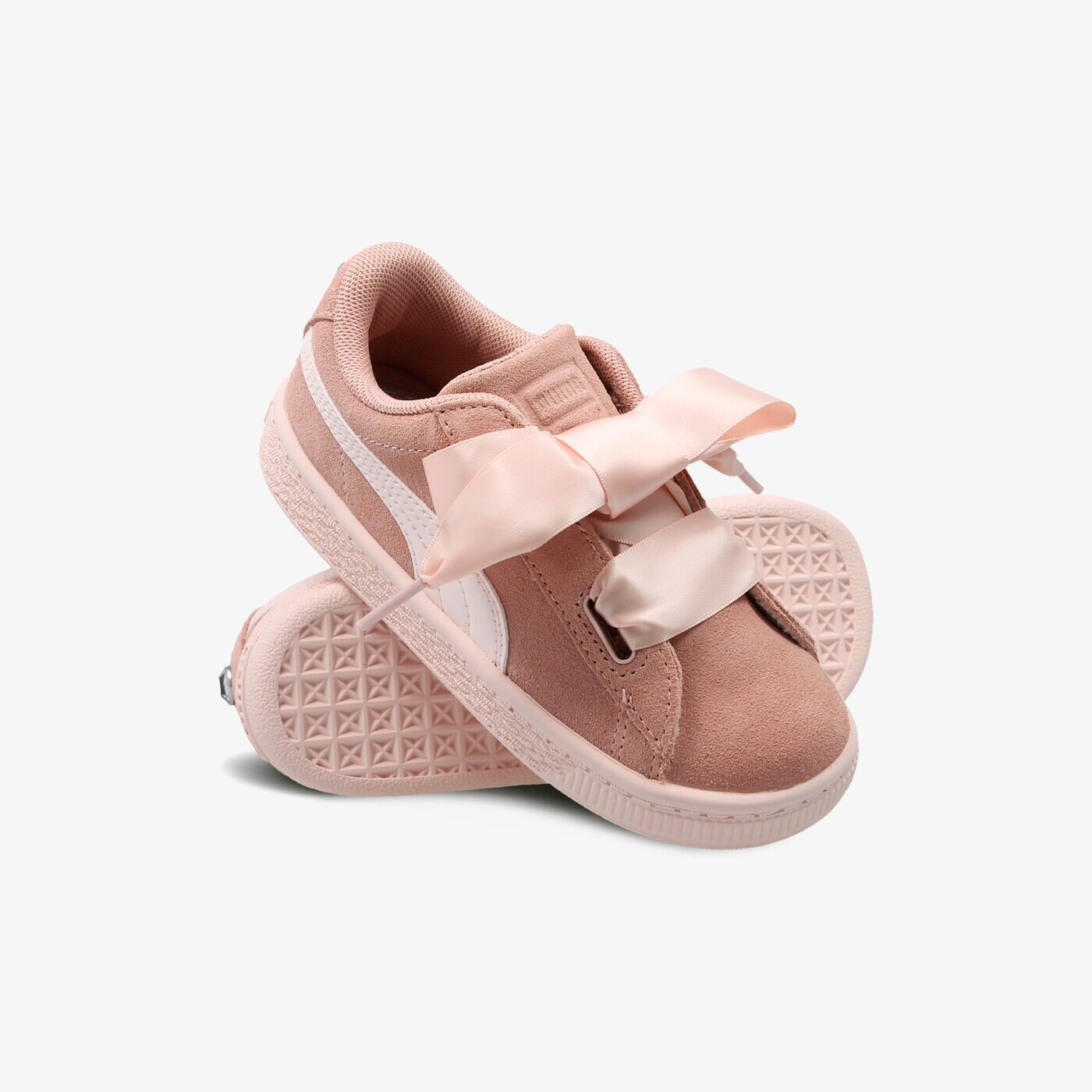 Детски маратонки PUMA SUEDE HEART JEWEL V INF 36514001 цвят розов