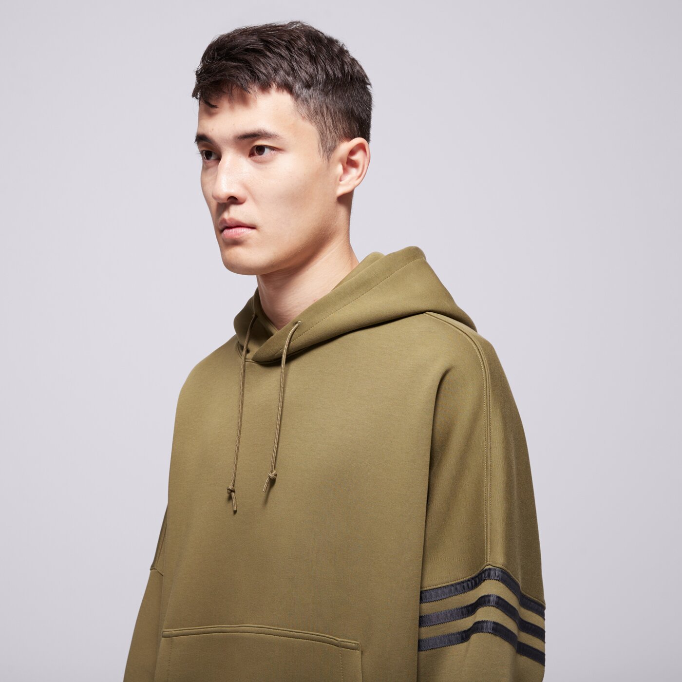 Мъжки суичър ADIDAS СУИТЧЪР С КАЧУЛКА NEU C HD hz3739 цвят каки