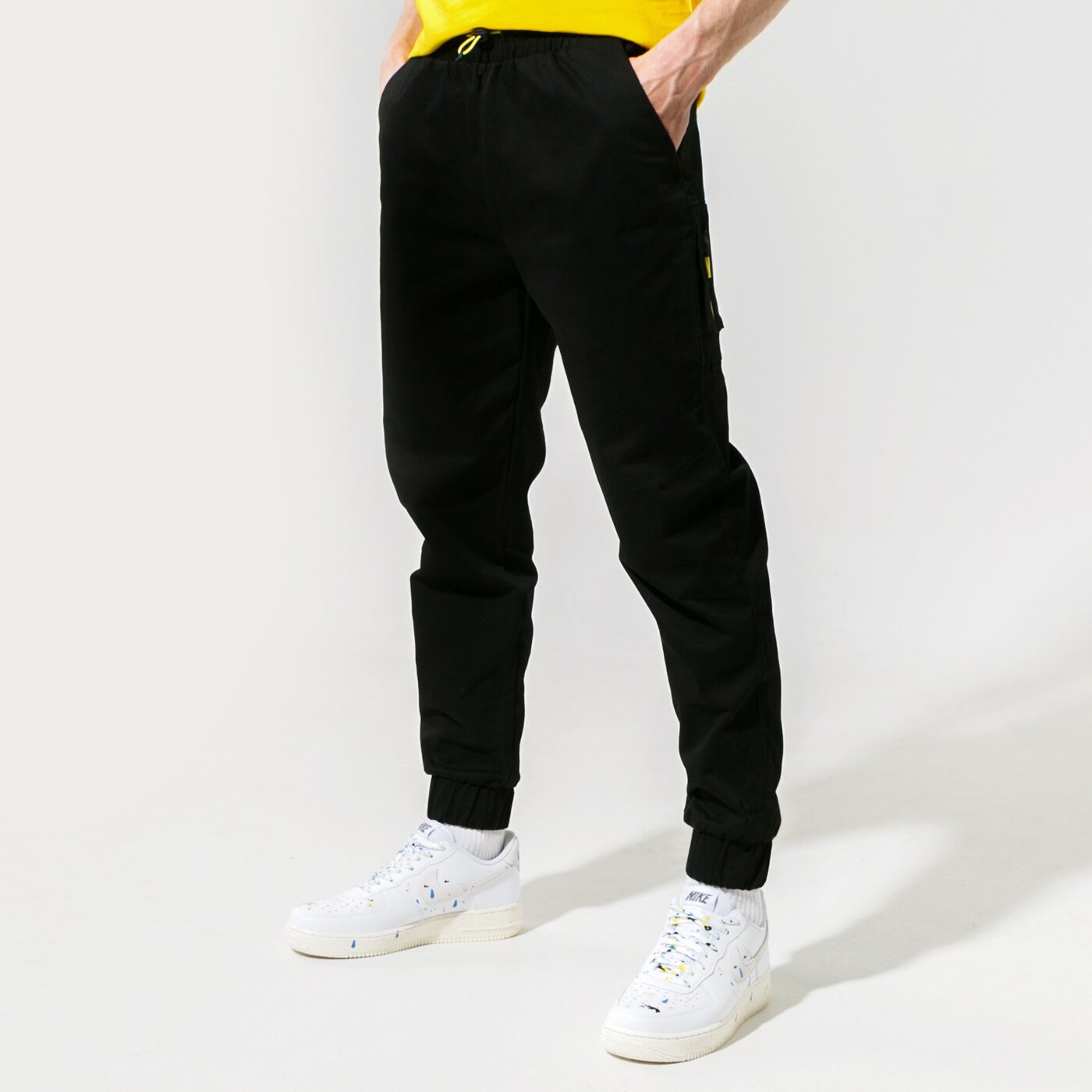 Мъжки панталони CONFRONT ПАНТАЛОНИ DANTE PANTS cf320spm09001 цвят черен