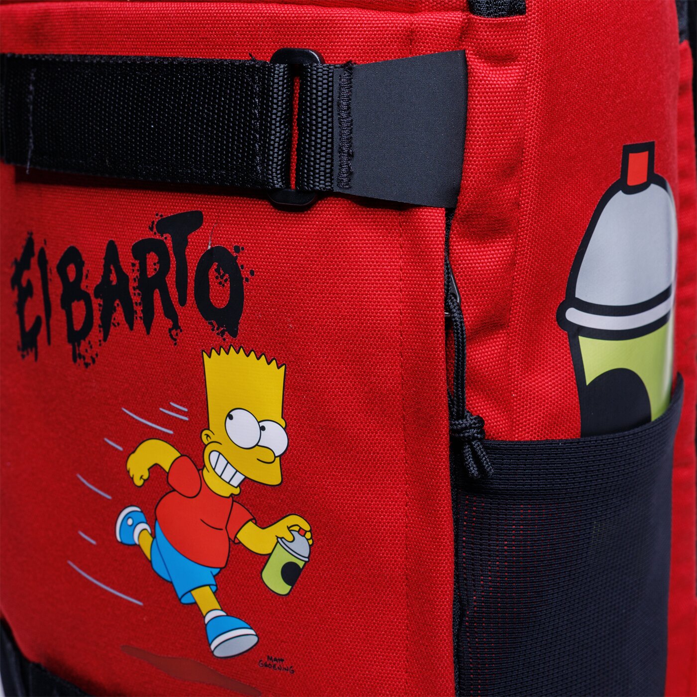 Детска раница VANS OBSTACLE SKATEPACK vn0a3i6917a цвят червен