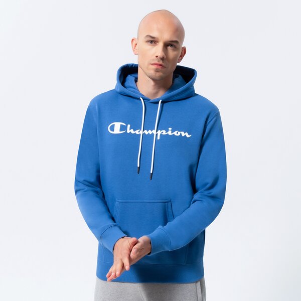 Мъжки суичър CHAMPION СУИТЧЪР С КАЧУЛКА HOODED SWEATSHIRT 217142bs007 цвят син