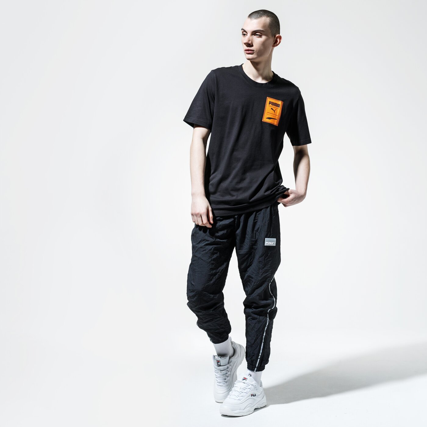 Мъжка тениска PUMA ТЕНИСКА RECHECK PACK GRAPHIC TEE 59788401 цвят черен