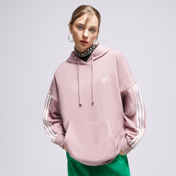 Дамски суичър ADIDAS СУИТЧЪР С КАЧУЛКА HB9531 hb9531 цвят розов