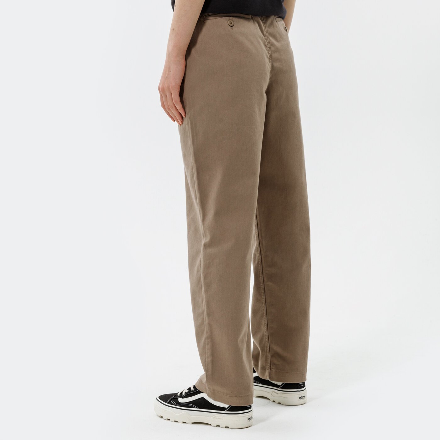 Дамски панталони VANS ПАНТАЛОНИ AUTHENTIC WMN CHINO vn0a5johh3g1 цвят бежов