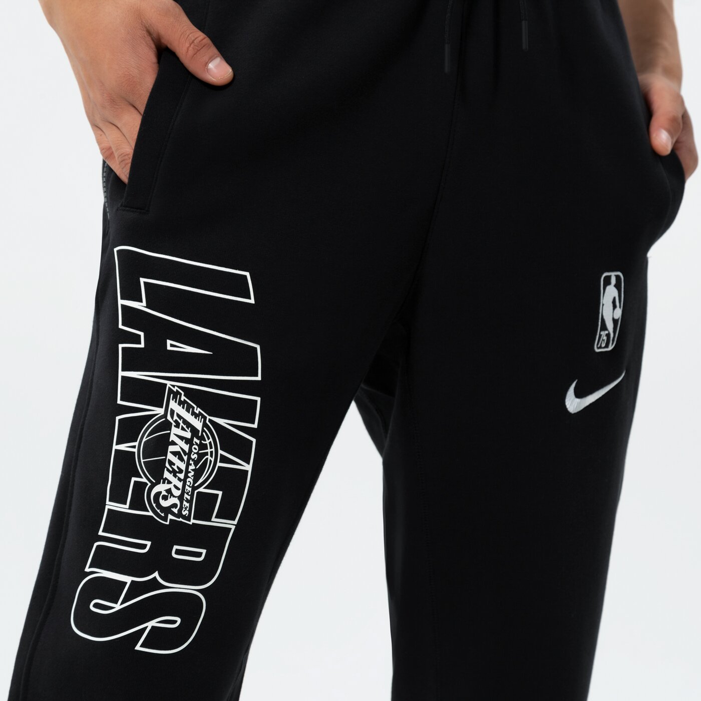 Мъжки панталони NIKE ПАНТАЛОНИ LAL M NK PANT FLC CTS FTPK NBA dh9216-010 цвят черен