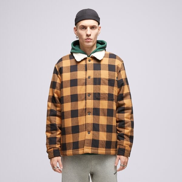 Мъжко зимно яке TIMBERLAND ЯКЕ BUFFALO PLAID SHERPA LINED tb0a6fwnp501 цвят горчица