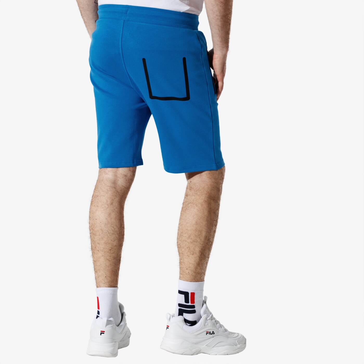 Мъжки къси панталони CONFRONT ШОРТИ CNF ELASTIC SHORTS cf19szm33003 цвят син