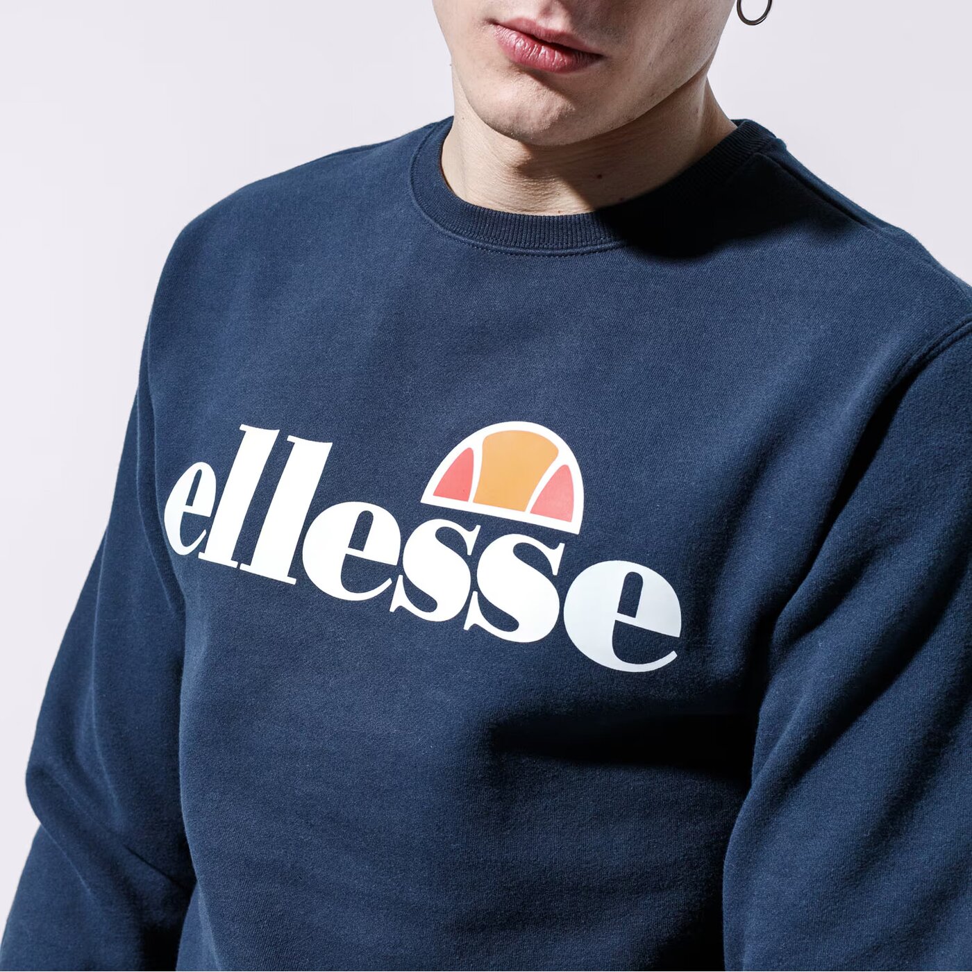 Мъжки суичър ELLESSE СУИТЧЪР SL SUCCISO NAVY shc07930429 цвят тъмносин