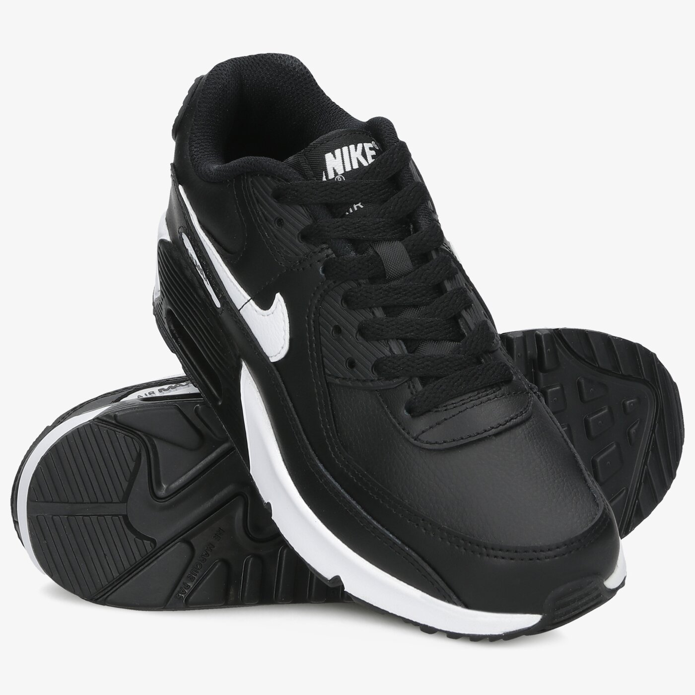 Детски маратонки NIKE AIR MAX 90 LEATHER  cd6864-010 цвят черен