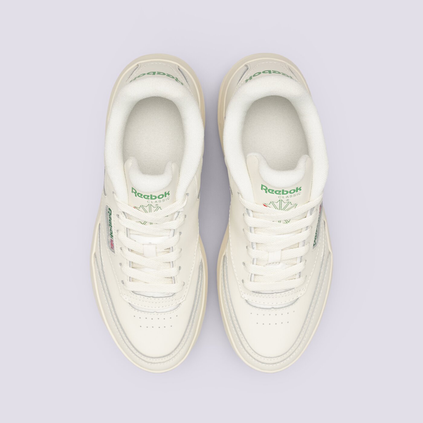 Дамски маратонки REEBOK CLUB C EXTRA 100010060 цвят кремав