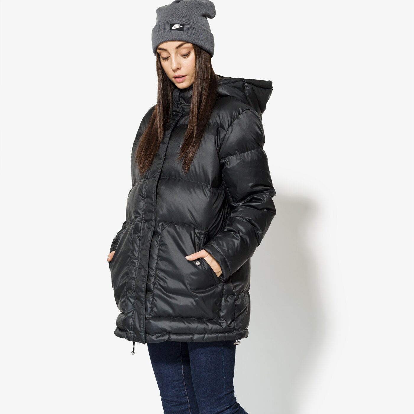 Дамско зимно яке ADIDAS ЯКЕ MID DOWN JKT bs2184 цвят черен